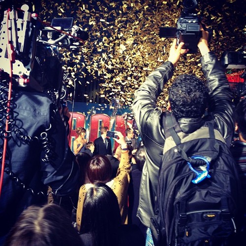 Iron Man 3 premiere yaaay glitter!